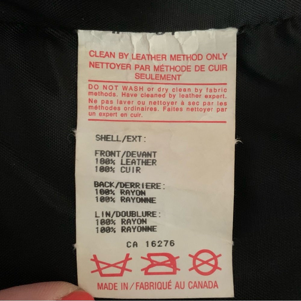 Vintage Peerless Garments Black Leather Vest, Size XL - Picture 9 of 10